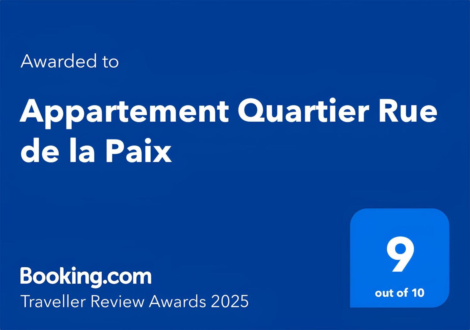 Appartement Quartier Rue De La Paix Free Netflix Paris Exteriör bild